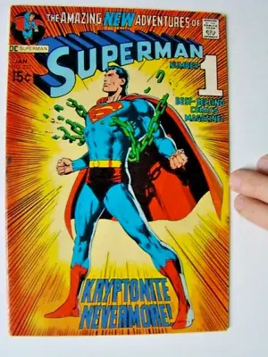 Buy Superman #233 Classic Neal Adams Cover Art DC Comics 1971 VG • 84.94£