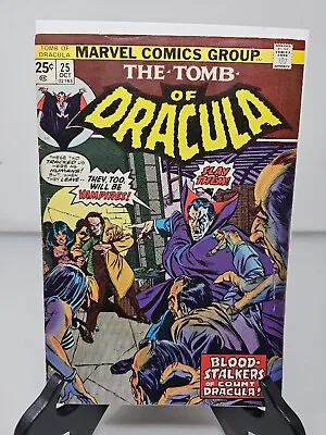 Buy TOMB OF DRACULA #25- Marvel 1974 1ST Appearance Of Hannibal King 4.5-5.0 • 22.51£