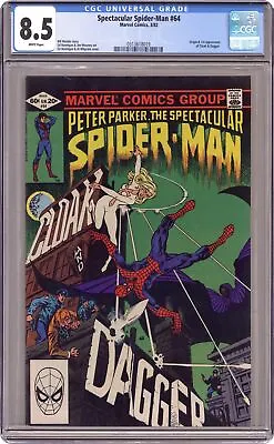 Buy Spectacular Spider-Man Peter Parker #64 CGC 8.5 1982 0313618019 • 90.68£
