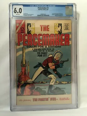 Buy Peacemaker #1 Charlton Comics 1967 CGC 6.0 1st Print John Cena Suicide Squad HBO • 469.99£