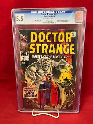 Buy Doctor Strange #169 CGC 5.5 Graded First Solo Title 1968 Marvel Comics Origin • 197.64£