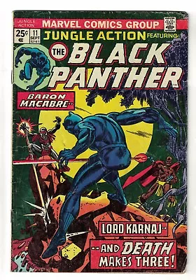 Buy Marvel Comics Black Panther Jungle Action 11 Vg+ 4.5 1974 • 16.89£
