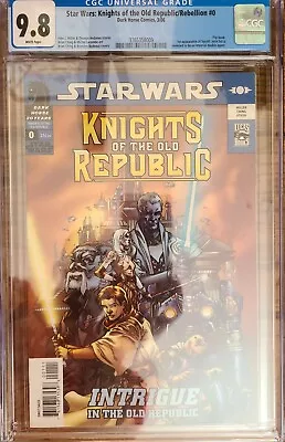 Buy Knights Of The Old Republic #0 CGC 9.8 White! 1st Appearance Squint! Darth Malak • 157.66£