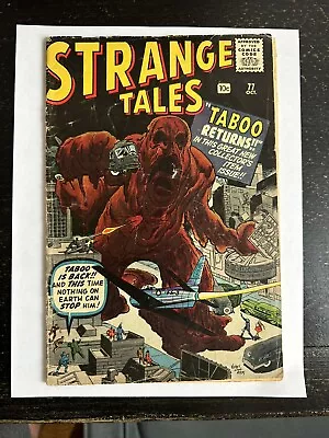 Buy Strange Tales #77 (Marvel)   Pre Marvel Horror/sci-fi. GD+ 2.5 • 59.14£