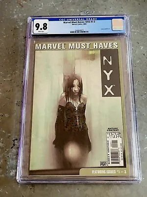 Buy Marvel Must Haves: NYX 1-3 - CGC  9.8 - 1st App X-23 - Pop=10: None Higher • 639.62£