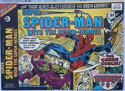 Buy Super Spider-man With The Super-heroes #186 - Marvel Comics - 1976 • 3£