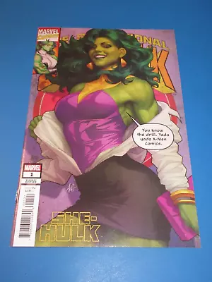 Buy Sensational She-Hulk #1 Artgerm Lau Variant VFNM Beauty Wow • 4.24£