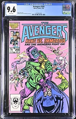 Buy Avengers #269 CGC 9.6 White Pages 1986 Origin Of Kang As Rama-Tut, Immortus App. • 35.58£