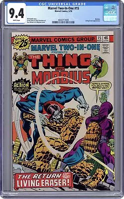 Buy Marvel Two-in-One #15 CGC 9.4 1976 4044717009 • 83.95£