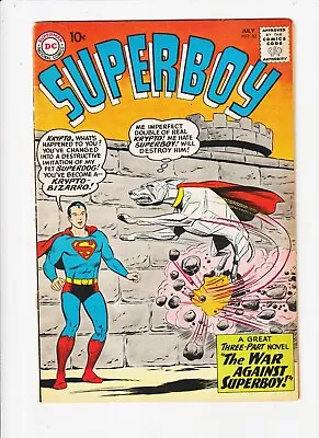 Buy SUPERBOY 82 Superman 1959 DC COMIC BIZZARO KRYPTO  AD FOR GREEN LANTERN 1 • 59.30£