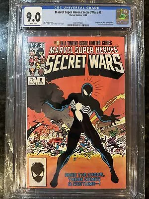 Buy Marvel Super-heroes Secret Wars #8 1984 Key Marvel Comic Book CGC 9.0 WP • 175.31£