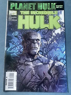 Buy Marvel Comics The Incredible Hulk #104 Planet Hulk Armageddon Pak NEW UNREAD • 6.43£