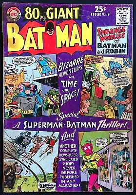 Buy 80-page Giant #12 Batman ~ Fa/gd 1965 Dc Comics ~ Sheldon Moldoff Cover & Art • 19.69£