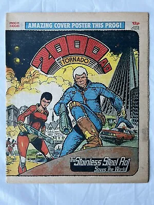 Buy 2000AD PROG 171, 02/08/1980. VGC. Wraparound Cover Poster Intact. • 0.99£