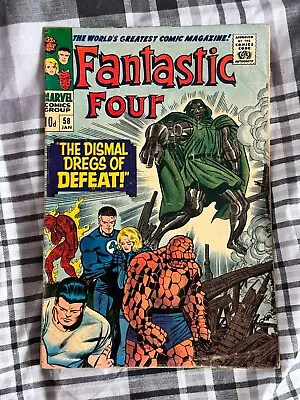 Buy Fantastic Four #58 (1967) Comic Book • 30£