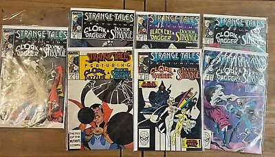 Buy Strange Tales Featuring Cloak & Dagger Black Cat Marvel Comics 1980s Dr Strange • 24.99£