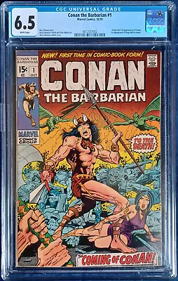 Buy Conan The Barbarian #1 | CGC 6.5 | 1970 • 294.76£
