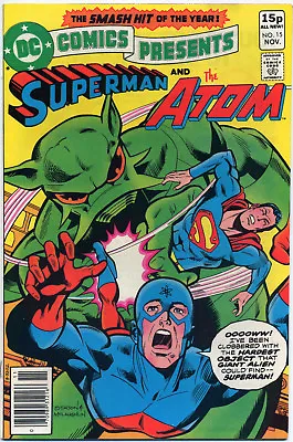 Buy Dc Comics Presents #15 Superman Atom (dc 1979) Vf+ First Print • 4.50£