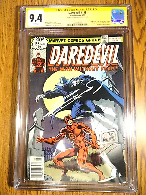 Buy Daredevil #158 Frank Miller Signature CGC 9.4 NM FM Run Begins Key 1st Pr Marvel • 575.78£