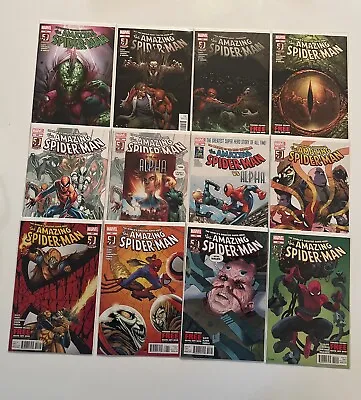 Buy The Amazing Spider-Man 13 Issue Lot #688-699, 699.1 • 80.31£