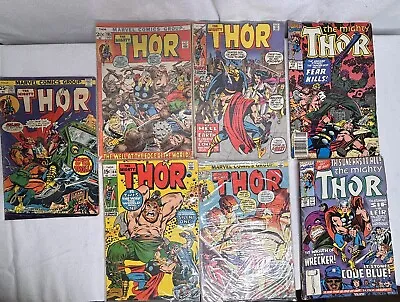 Buy Lot Of 7 MIGHTY THOR COMICS: 179, 184, 195, 215, 237, 418 & 426 • 28.15£