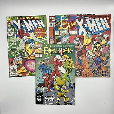 Buy X Men 1 (x2), 2, 11, Uncanny X-Men 293, Excalibur 42, Jim Lee Tom Raney, VF/NM • 23.65£