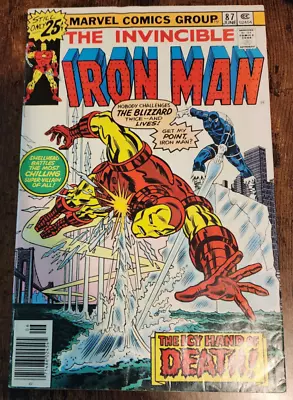 Buy IRON MAN #87 Origin Of Blizzard! 1976 All 1-332 Issues Listed! (6.5) Fine+ • 7.20£