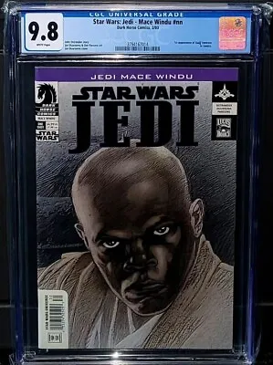 Buy Newsstand Star Wars Jedi Mace Windu CGC 9.8 1st  App Asajj Ventress 1 Bad Batch  • 1,184.65£