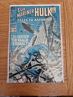Buy Tales To Astonish #98 - Marvel 1967 - Cents Copy - Sub-Mariner/Hulk • 0.99£
