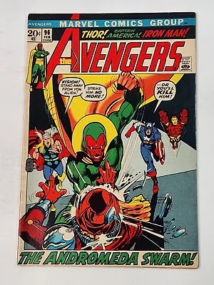 Buy Avengers 96 Neal Adams Cover & Art Kree/Skrull War Pt 8 Bronze Age 1972 • 31.62£