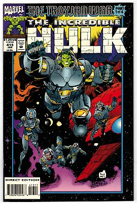 Buy THE INCREDIBLE HULK # 413 (1st Series) Marvel 1994 (vf-) The Troyjan War Part 1 • 2.40£