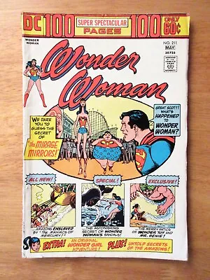 Buy WONDER WOMAN #211 (1974) **100 Pgs!** (FN/VF) **Very Bright & Colorful!** • 23.26£