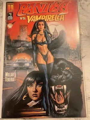 Buy Pantha Vs Vampirella 1 Mark Millar Variant Harris Comics 1997 Hot 1st Print Rare • 6.99£