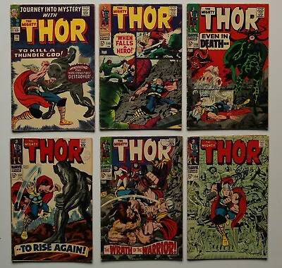Buy JOB LOT OF 6 MIGHTY THOR Comics In Range 118 - 154 SILVER AGE CENTS COPIES 1960s • 21£