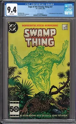 Buy Saga Of The Swamp Thing #37 - CGC 9.4 - 1st Full Appearance Of John Constantine • 436.14£