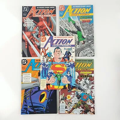 Buy Superman Action Comics #601 602 603 604 605 Lot (1988 DC Comics) Green Lantern • 11.98£