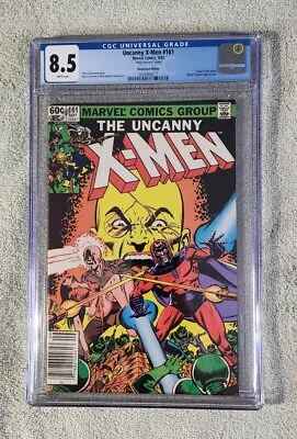 Buy Uncanny X-Men #161 CGC 8.5 Newstand MARK JEWELERS Marvel Comics Origin Magneto  • 276.60£