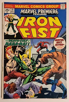 Buy Marvel Premiere #19 (1974) GD/VG Iron Fist 1st App Colleen Wing MVS Intact • 6.40£