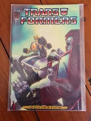 Buy Transformers Infiltration #1 Signed Furman/Wildman Certificate Of Authenticity • 10£