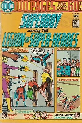 Buy ###dc Comics Superboy & The Legion Of Super Heroes #205 100 Pages Vg+ (4.5) ### • 20£