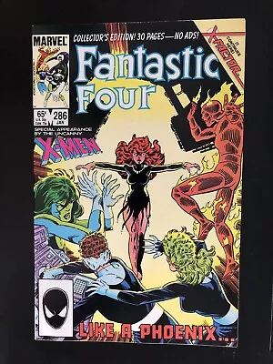 Buy Fantastic Four 286 Xmen Jean Grey Returns Marvel Comics 1986 Exc Cdn • 12£