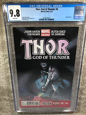 Buy Thor God Of Thunder 6 CGC 9.8 1st Knull Origin Of Gorr 5/13 • 357.45£