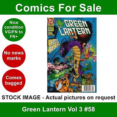 Buy DC Green Lantern Vol 3 #58 Comic - VG/FN+ 01 January 1995 • 3.99£