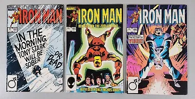 Buy Iron Man #182 185 186 Direct VF Marvel 1984 • 6.35£