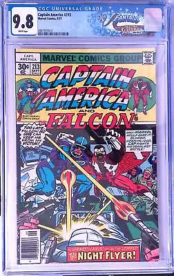 Buy Marvel Captain America 213 9/77 FANTAST CGC 9.8 White Pages • 141.55£