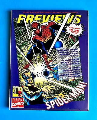 Buy Previews Magazine Vol Ii #4  Spider-man 30th Anniversary  Diamond  Apr 1992  V/g • 29.99£