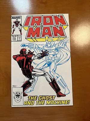 Buy IRON MAN #219 Marvel 1987 1st App. Of The Ghost! MCU Thunderbolts!! High Grade!! • 12.06£