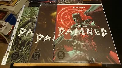Buy BATMAN Damned #1-#3 🔥 UNCENSORED Ist Print DC Comics Black Label Harley Quinn • 24.95£