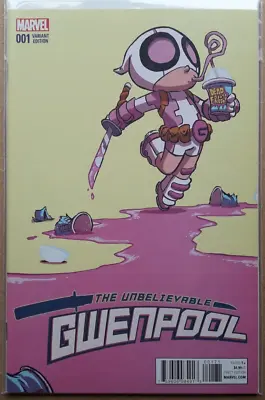 Buy The Unbelievable Gwenpool #1 Skottie Young Variant Cover [2016] • 35£
