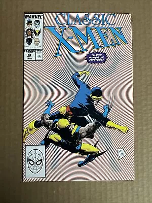Buy X-men Classic #33 1st Print Marvel Comics (1989) Reprints #127 Wolverine Cyclops • 2.40£